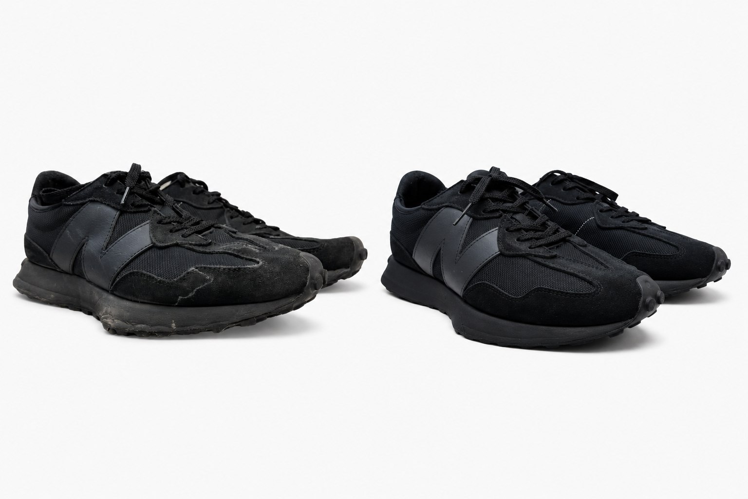 New Balance 327 после чистки