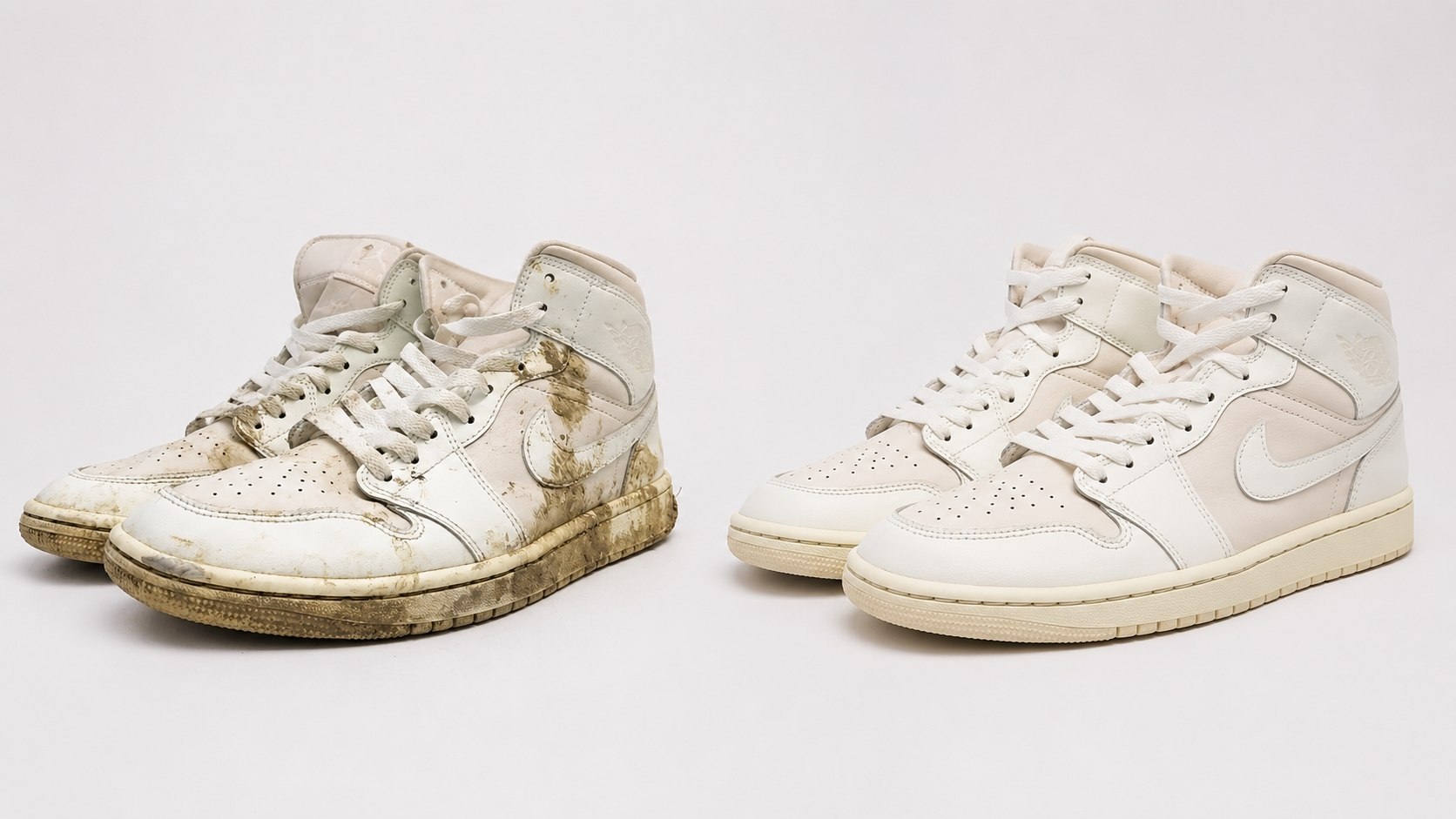 Nike Air Jordan после чистки