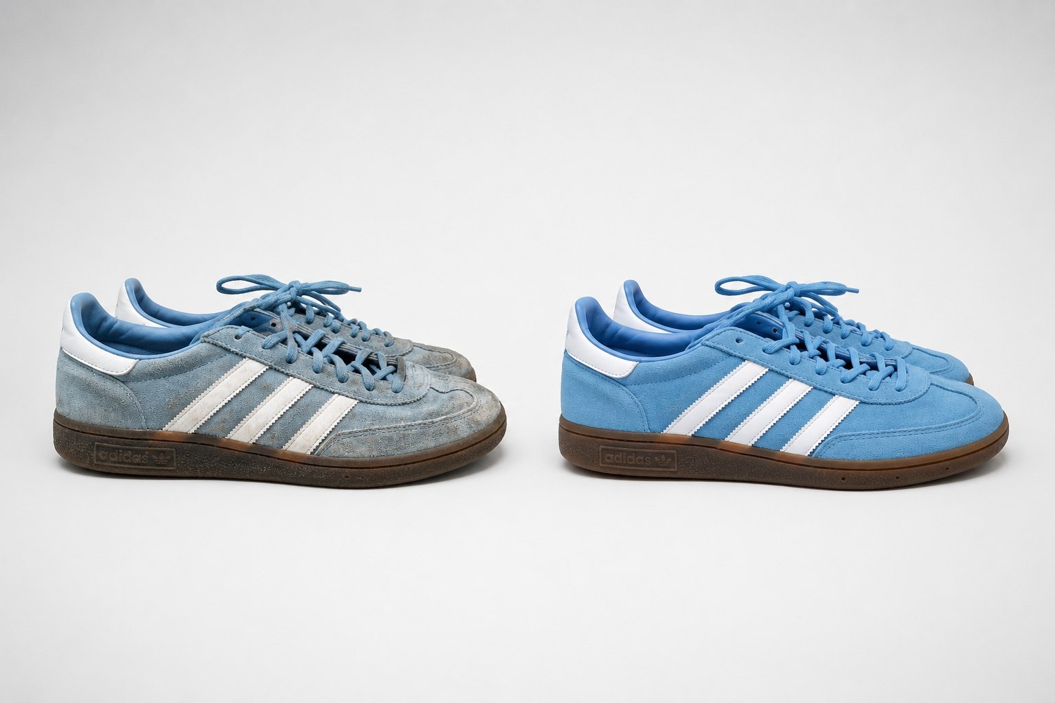 Adidas Spezial после чистки замши